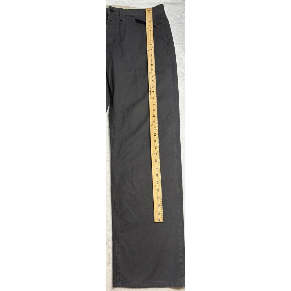 PrAna Breathe Pants Men Gray Excellent Organic Cotton Stretch Straight 38x32